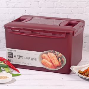 락앤락 김치통의정석 뉴 와인 김치통 투핸들 16L 1+1 HPL890WN