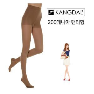 캉달 의료용 압박스타킹 200데니아 팬티스타킹형 무광택 반투명