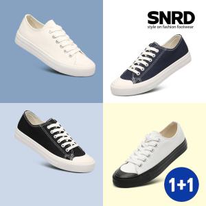 [SNRD] 1 + 1  남녀공용 커플스니커즈 무지 컨버스 스니커즈 SN152