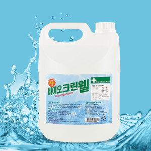 크로바 바이오크린웰 4L 뿌리는 살균소독제 발효알콜 대용량 (기구/주방/도마/전자기기 등)