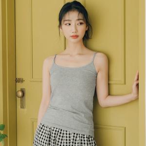 여성용 데일리 면 스판 끈나시 빅사이즈 민소매 3p