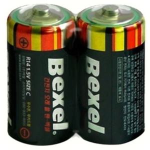 백셀 C형 1.5V 망간 중형 건전지 R14 4p