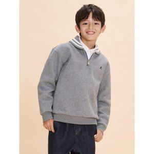 [BEANPOLE KIDS] 니트라이크 아노락 스웨트 셔츠  그레이 (BI4941U083)