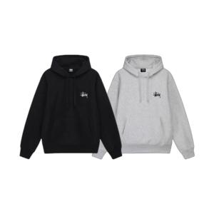 [Stussy] 스투시 베이직 로고 기모 오버핏 후드티