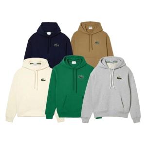 [LACOSTE] 라코스테 빅크록 루즈핏 오가닉 후드티셔츠(여성)