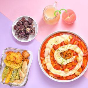 떡볶이+순대+모둠튀김 세트