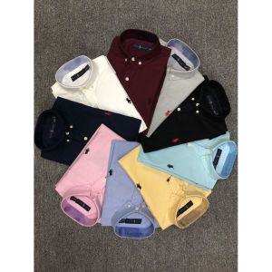 Men polo 폴로 Ralph Lauren 랄프로렌 Oxford Shirt Long Sleeve All Sizes CLASSIC FIT NWT