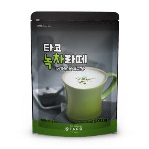 타코 녹차라떼 500g