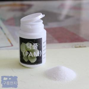 팜 PAM 닥섬유 분산제 지력증강제 한지제조 닥풀 100g