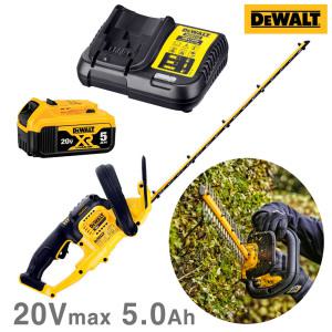 DEWALT 충전전정기/헤지커터 T563-50 (20Vmax 5.0Ah) 헤지트리머 무선전정기 날550mm 가지치기 정원관리