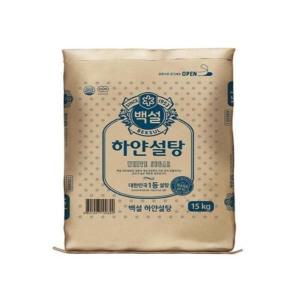 CJ제일제당 하얀설탕 15kg / 흰설탕