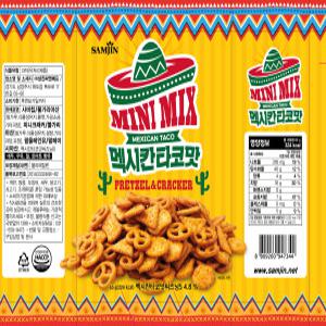 삼진프레첼 미니믹스 멕시칸타코맛 65g 24봉 (1box)