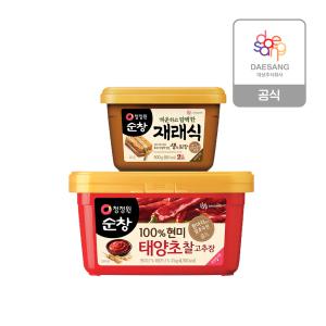 청정원 순창 찰고추장2kg+재래식생된장500g