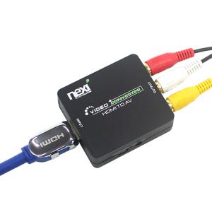 넥시 HDMI TO AV 컨버터 HDMI TO 3RCA 변환 젠더