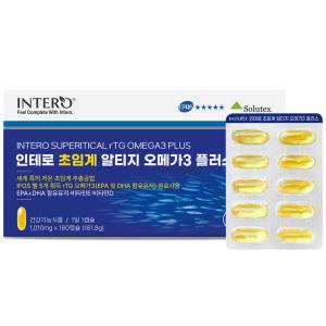 인테로 초임계 알티지 오메가3 플러스 1010mg x 180캡슐