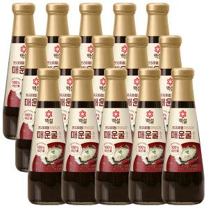 백설 프리미엄 매운 굴소스 350g x 15개