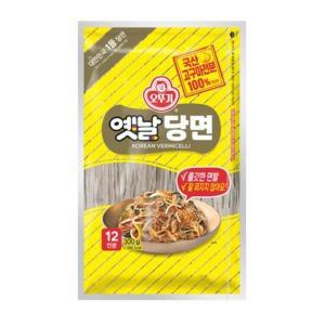 오뚜기 옛날당면(국산전분100) 300g 잡채 당면사리 갈비탕사리 탱탱한면발