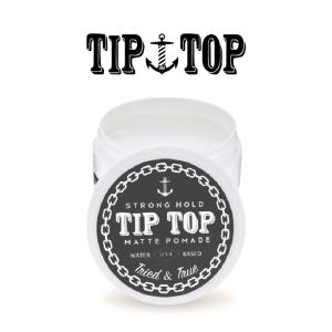 TIPTOP 바버샵 정통 팁탑 수성 포마드 스트롱 홀드 매트 120g 남자 헤어스타일링