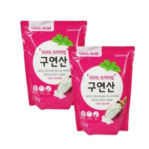 감동 구연산 2kg 2개 주방 청소 세제 표백 소다 카페트 유한젠 얼룩제거 효과