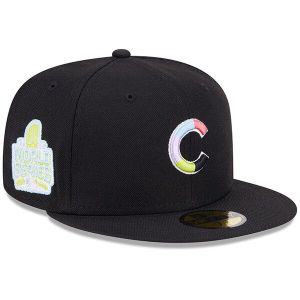 [해외] 919892 뉴에라 모자 MLB [시카고 컵스] Multi-Color Pack 59FIFTY Fitted Hat - Black