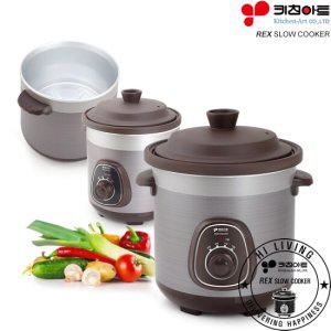 키친아트 멀티 슬로우쿠커 KP-2060 대용량 6L 전기 쿠커 냄비 찜기 죽 약탕기