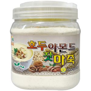 오양식품 호두 아몬드 잣 마죽 통 800g 선식