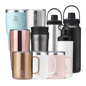 캐리보틀 텀블러 머그 600ml, 900ml, 30oz, 20oz 보온보냉 대용량 휴대용 스테인레스