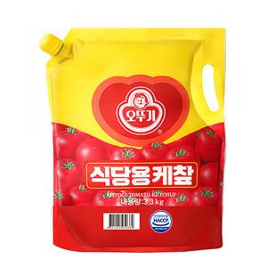 오뚜기 케찹 3.3kg 스파우트팩 대용량 식당용 업소용