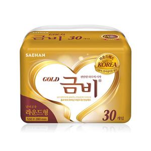 금비 골드 속기저귀 라운드형 240매 30매X8팩 성인용기저귀