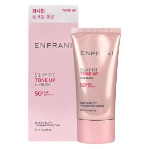 엔프라니 실키핏 선블록 70ml SPF50+ PA++++ 핑크 톤업 선크림