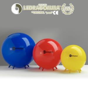 [LEDRAGOMMA] 레드라곰마 발 받침형 짐볼 (45cm/노란