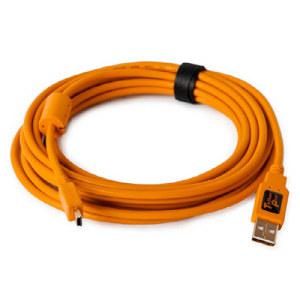 [정품] TetherPro 테더툴스 USB 2.0 A Male to Mini-B 5 Pin-15Ft (4.6m) Gold Plated / 카메라케이블