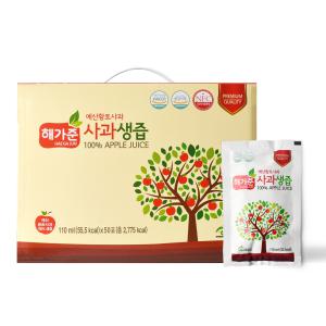 해가준 예산 황토 사과로 만든 사과생즙 110ml x 50포