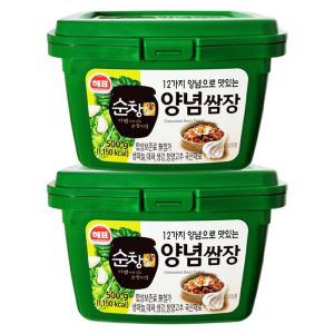 해표 순창궁 12가지 양념으로 맛있는 쌈장 500g X 2개