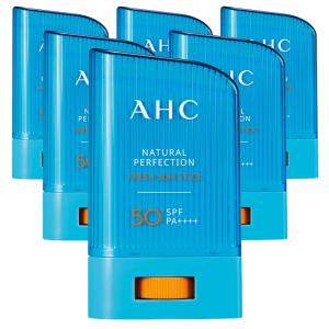 AHC 내추럴 퍼펙션 프레쉬 선스틱 22g SPF50+ 6개