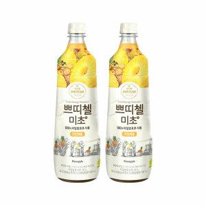 쁘띠첼 미초 파인애플 900ml x2개