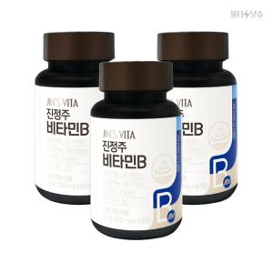 진정주 비타민B 비타민비군 엽산 비오틴 1000mg 60정 3통