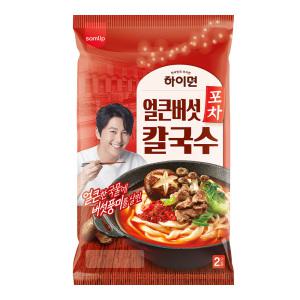 삼립 하이면 포차 버섯 칼국수 366g