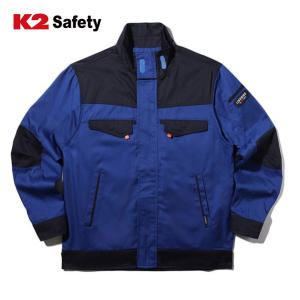 점퍼 K2 safety JK-158 춘하근무복 자켓 혼방 입체패턴 생활방수 멀티포켓 워크웨어 작업복