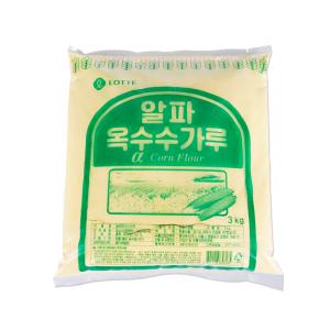 코리원/롯데 알파 옥수수가루 3kg/옥수수분말/옥분/빵