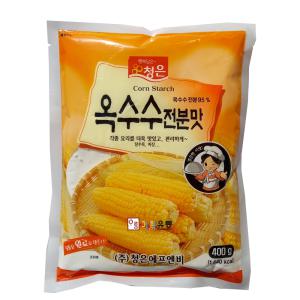 청은/옥수수전분ㅡ옥수수전분맛95% 400g