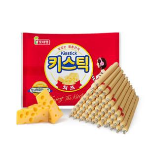 롯데 청춘간식 체다치즈 키스틱 15g 40p