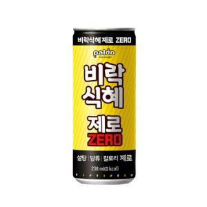 비락식혜 제로 슬림 (238ml x 24캔) x 4박스 / 전통음료 캔음료 식혜캔 식혜음료