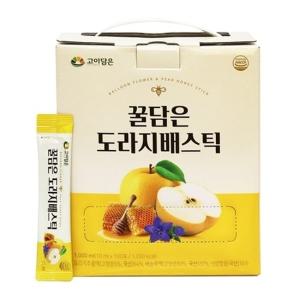 꿀담은 도라지배스틱 100포 국산 사양벌꿀 대용량 도라지청 배도라지