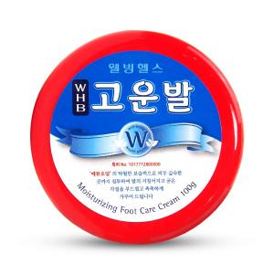 웰빙헬스 WHB 고운발 크림 100g / 약국 판매제품 발뒤꿈치 풋크림 보습 각질