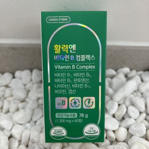 그린스토어 활력엔 비타민B 컴플렉스 (1,300mg x 60정)