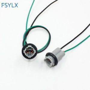 FSYLX 2pcs T10 소켓 홀더 W5W 168 t15 자동차 자동 트럭 조명 악기 LED 전구 커넥터 어댑터 30cm 와이어