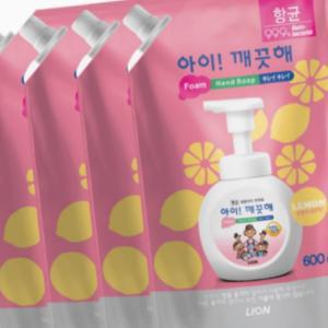 (올핀)폼 아이깨끗해 핸드솝 리필 4묶음 600ml 물비누