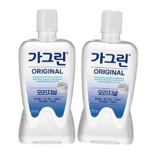 [보리보리/땡큐온]가그린 오리지널 구강정화 충치예방 750ml x2개