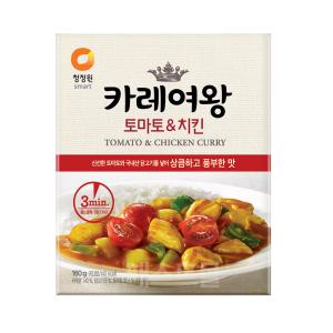 청정원 3분 카레여왕 토마토치킨 160g